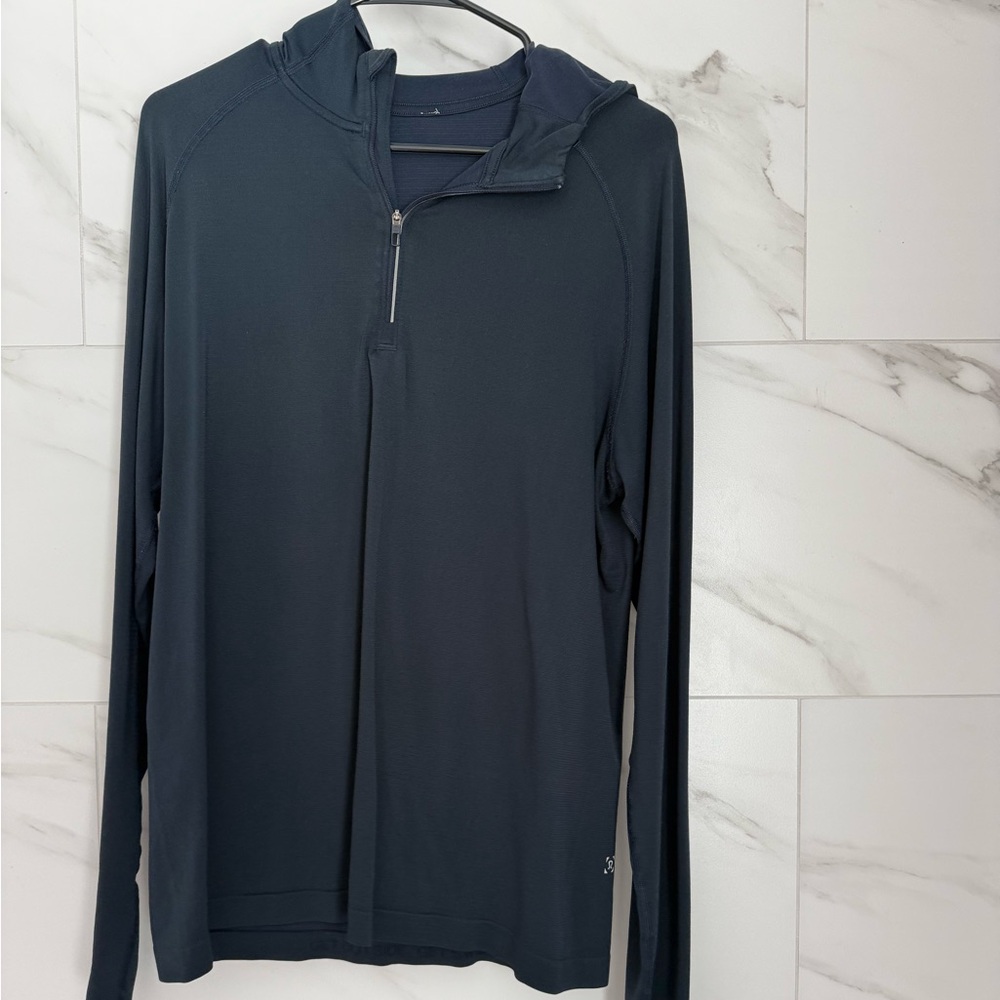 Lululemon Blue Quarter-Zip Pullover